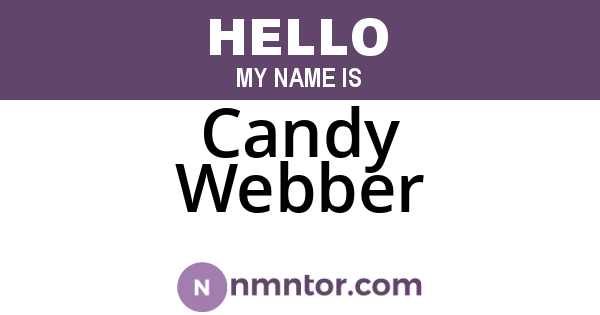 Candy Webber