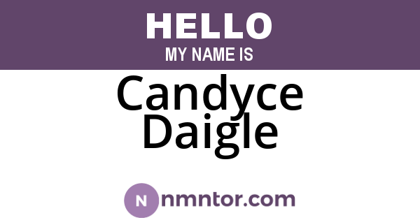 Candyce Daigle