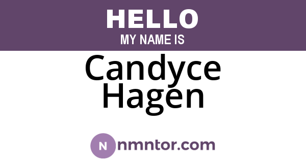 Candyce Hagen