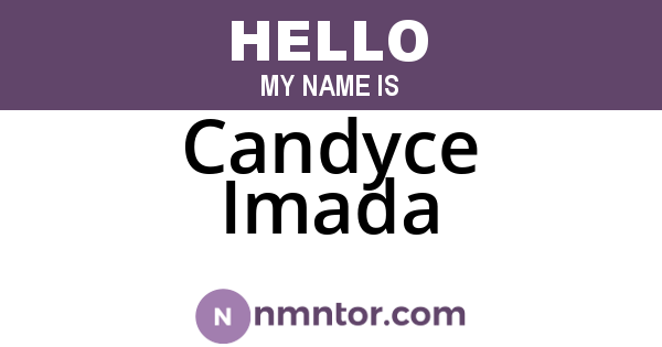Candyce Imada