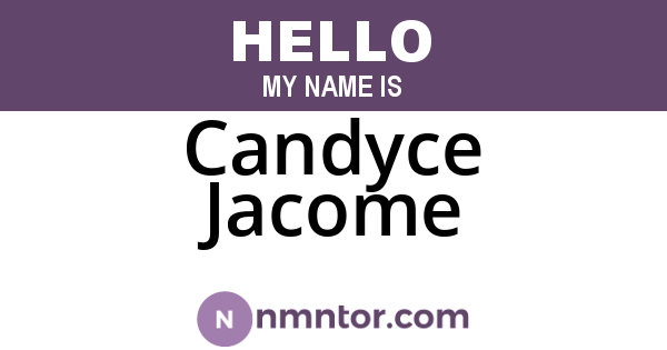 Candyce Jacome