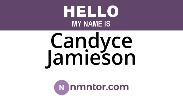 Candyce Jamieson