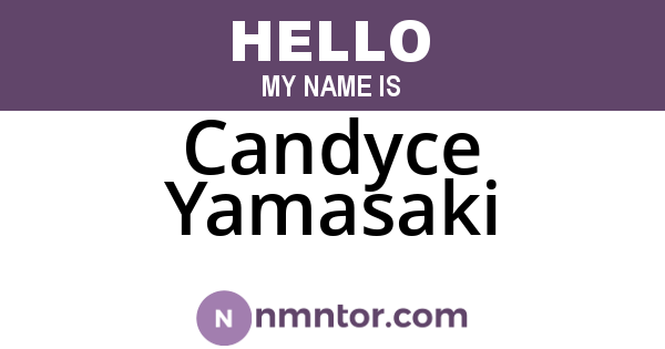Candyce Yamasaki