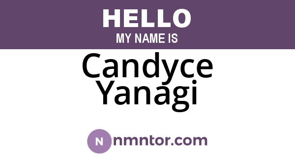 Candyce Yanagi