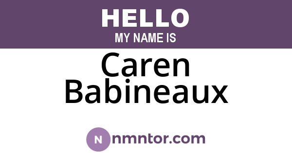 Caren Babineaux
