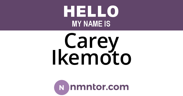 Carey Ikemoto