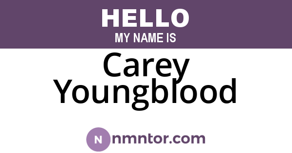 Carey Youngblood