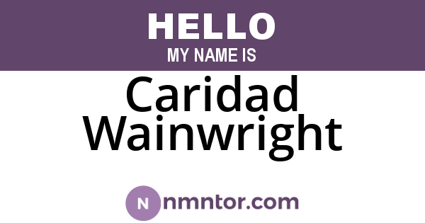 Caridad Wainwright