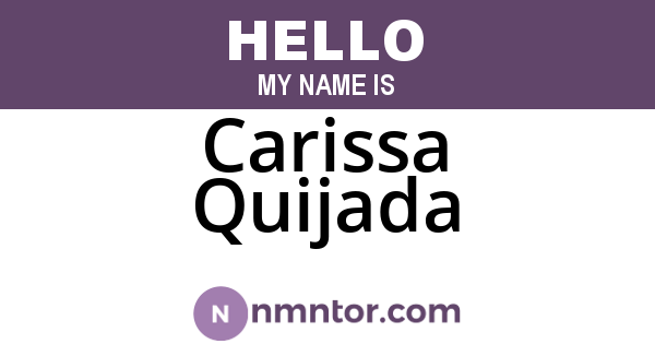 Carissa Quijada