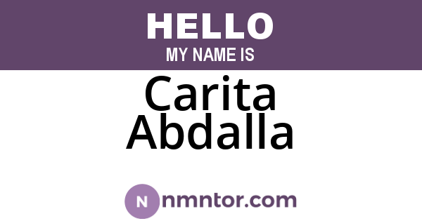 Carita Abdalla