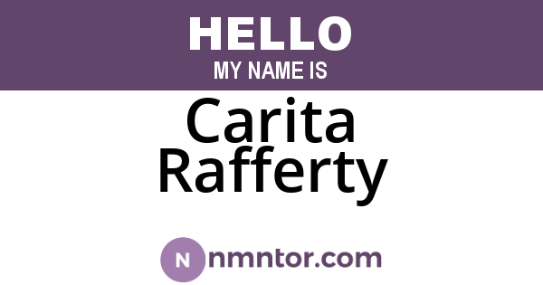 Carita Rafferty