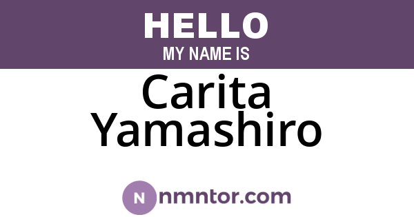 Carita Yamashiro