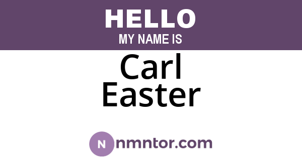 Carl Easter