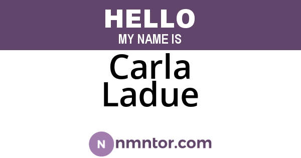 Carla Ladue