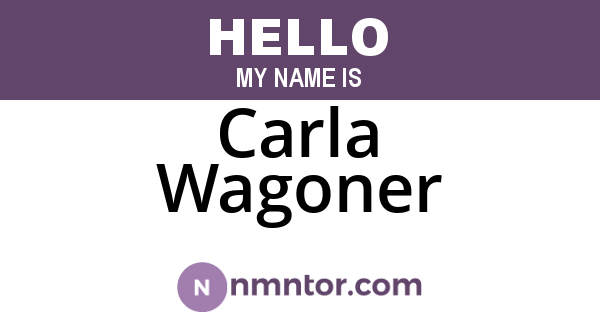 Carla Wagoner