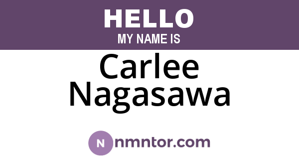 Carlee Nagasawa