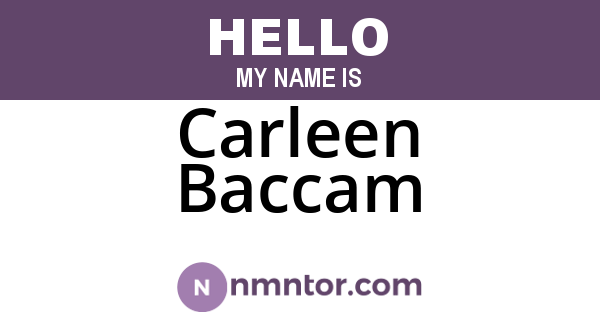 Carleen Baccam