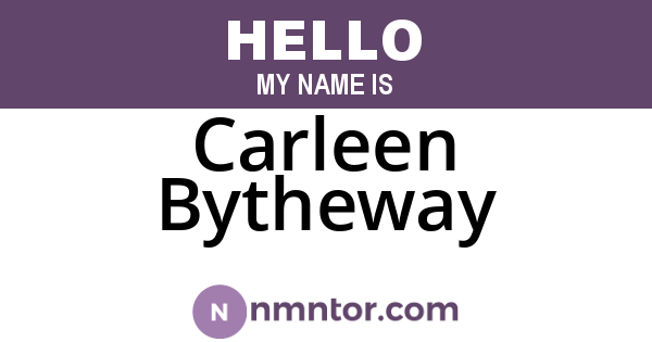 Carleen Bytheway