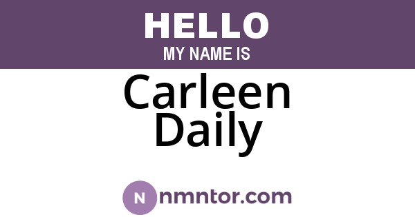 Carleen Daily