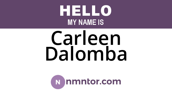 Carleen Dalomba