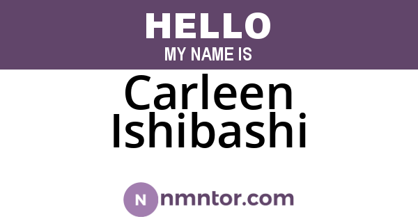 Carleen Ishibashi