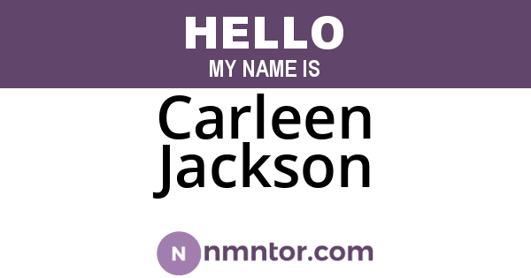 Carleen Jackson