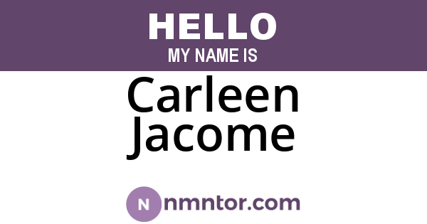 Carleen Jacome