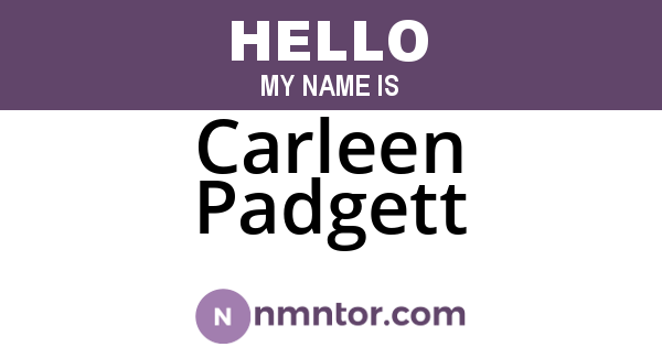 Carleen Padgett
