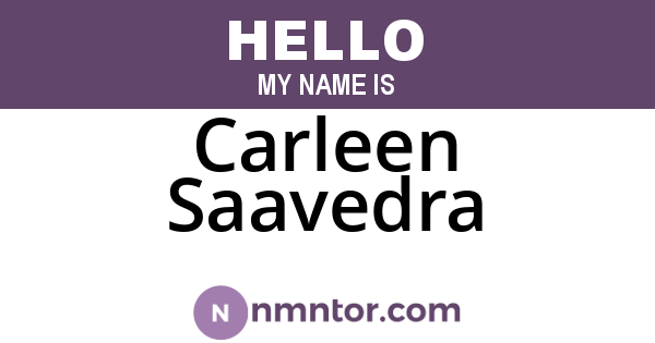 Carleen Saavedra