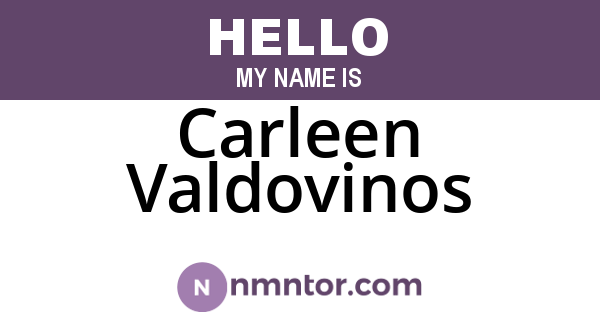 Carleen Valdovinos