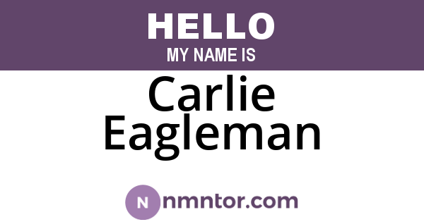 Carlie Eagleman