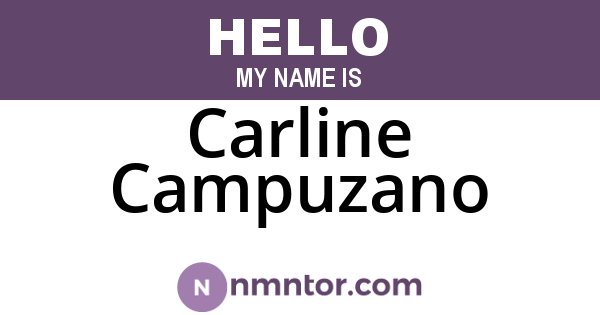 Carline Campuzano