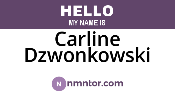 Carline Dzwonkowski