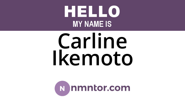 Carline Ikemoto