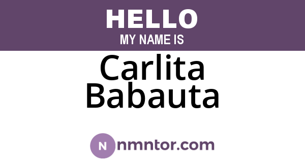 Carlita Babauta