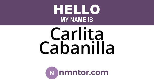 Carlita Cabanilla