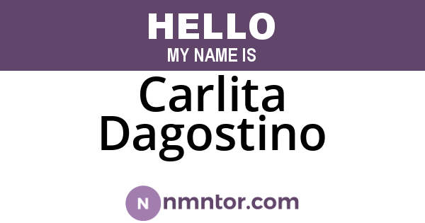 Carlita Dagostino