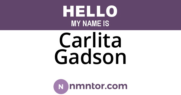 Carlita Gadson