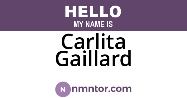 Carlita Gaillard