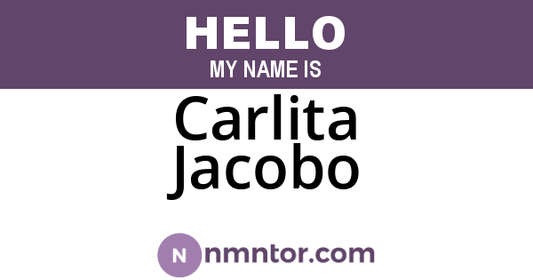 Carlita Jacobo