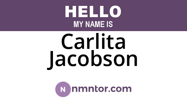 Carlita Jacobson