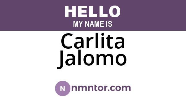 Carlita Jalomo