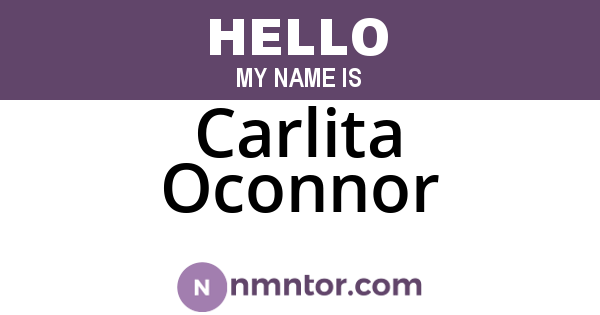 Carlita Oconnor