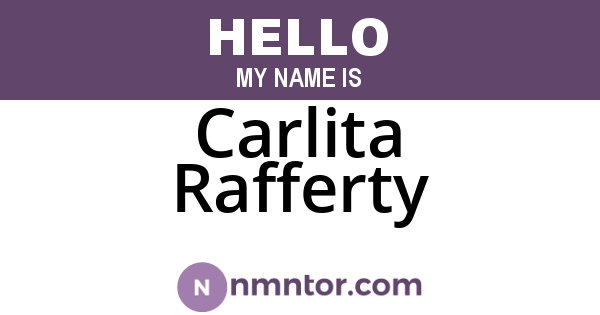 Carlita Rafferty