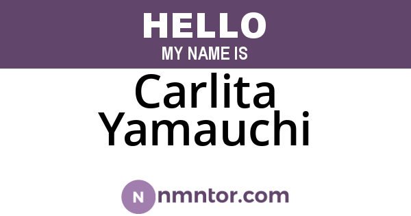 Carlita Yamauchi
