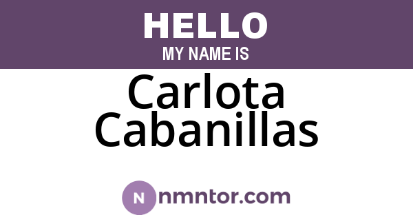 Carlota Cabanillas