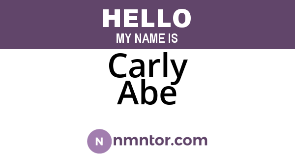 Carly Abe