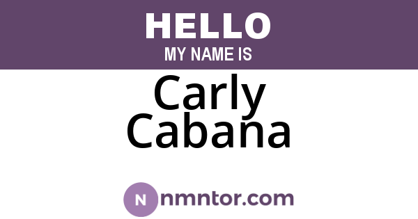 Carly Cabana