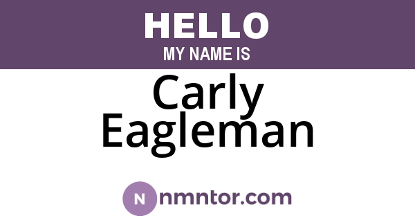Carly Eagleman