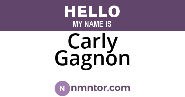 Carly Gagnon